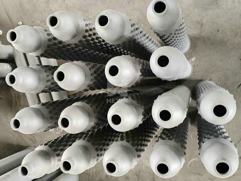 Ceramic tube burner made of Rea